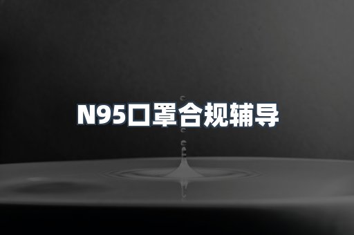 N95口罩合规辅导